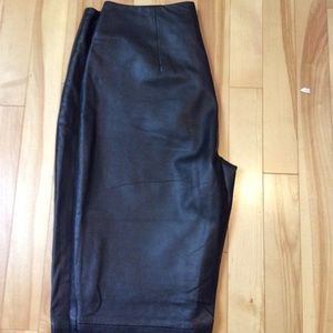 Black Leather Pants